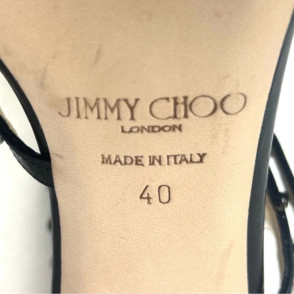 Jimmy Choo Tiff 100 Stud-embellished Pump sz 10 - Picture 9 of 12